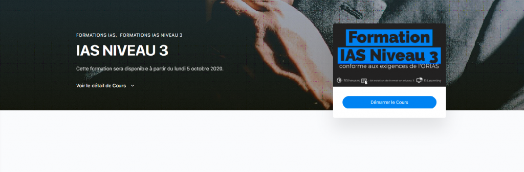 formation IAS niveau 3